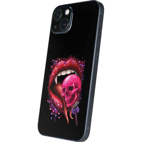 Vampire Skull Lollypop by Sarah Richter iPhone 14 Skin