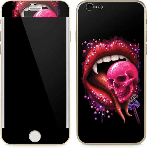 Vampire Skull Lollypop by Sarah Richter iPhone 6/6s Skin