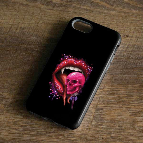 Vampire Skull Lollypop by Sarah Richter iPhone 8 Pro Case
