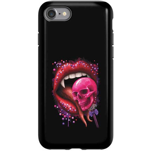 Vampire Skull Lollypop by Sarah Richter iPhone SE (2nd & 3rd Gen) Pro Case
