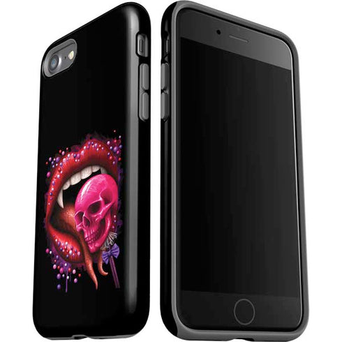 Vampire Skull Lollypop by Sarah Richter iPhone SE (2nd & 3rd Gen) Pro Case