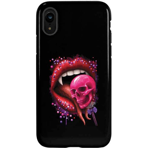 Vampire Skull Lollypop by Sarah Richter iPhone XR Pro Case
