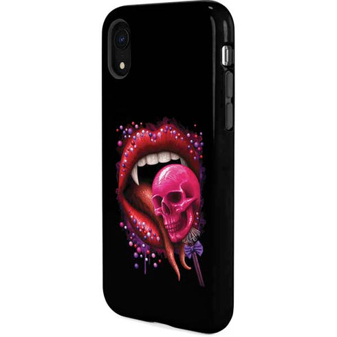 Vampire Skull Lollypop by Sarah Richter iPhone XR Pro Case