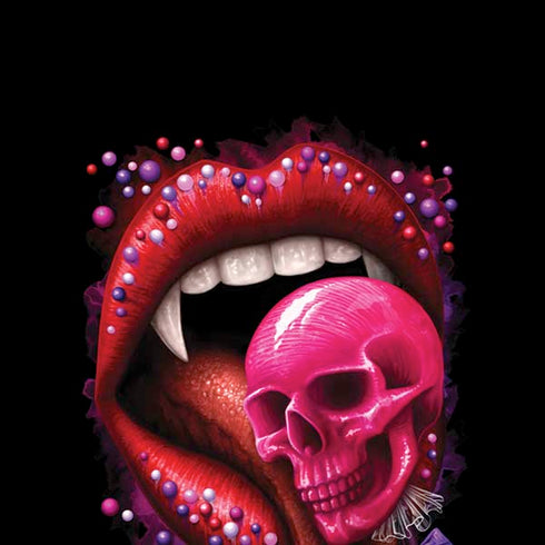 Vampire Skull Lollypop by Sarah Richter iPhone XR Skin