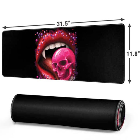 Vampire Skull Lollypop by Sarah Richter Gaming Mouse Pad