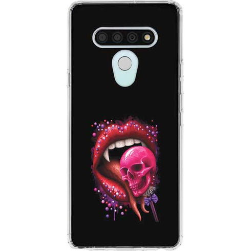 Vampire Skull Lollypop by Sarah Richter LG Stylo 6 Clear Case