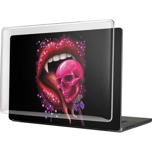 Vampire Skull Lollypop by Sarah Richter MacBook Pro 16in (2021-25) Case plus Skin