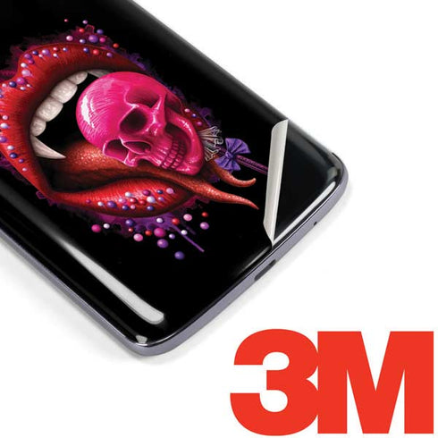 Vampire Skull Lollypop by Sarah Richter Moto E5 Plus Skin