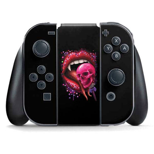 Vampire Skull Lollypop by Sarah Richter Nintendo Switch (2017-2021) Joy-Con Controller Skin