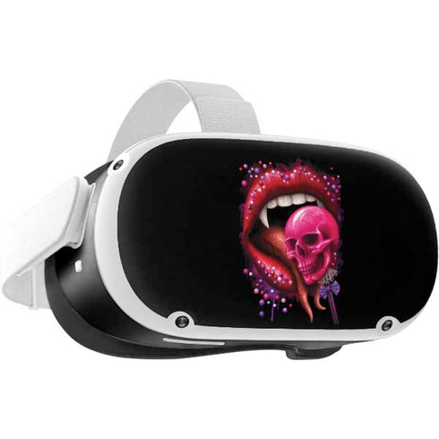 Vampire Skull Lollypop by Sarah Richter Oculus Quest 2 Skin