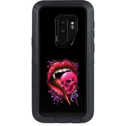Vampire Skull Lollypop by Sarah Richter Otterbox Defender Galaxy Skin