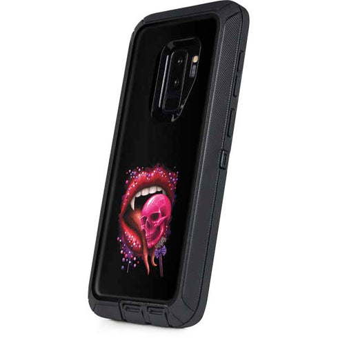 Vampire Skull Lollypop by Sarah Richter Otterbox Defender Galaxy Skin