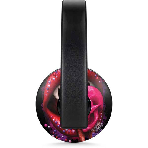 Vampire Skull Lollypop by Sarah Richter PlayStation 4 Gold Wireless Headset Skin
