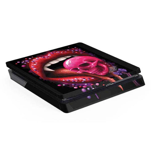 Vampire Skull Lollypop by Sarah Richter PS4 Slim Skin