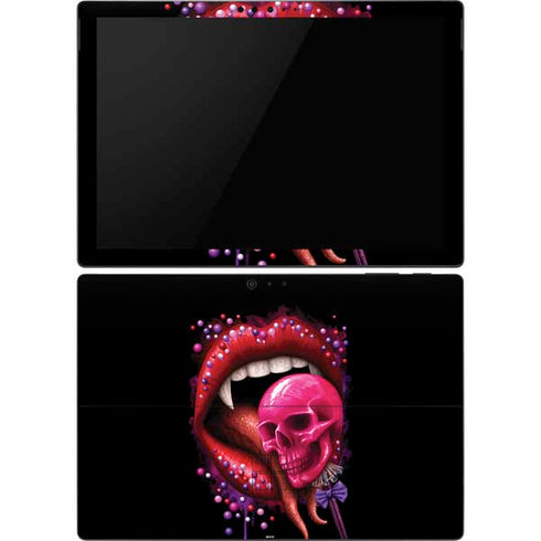 Vampire Skull Lollypop by Sarah Richter Surface Pro 6 Skin