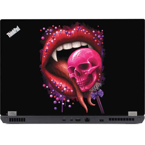 Vampire Skull Lollypop by Sarah Richter Lenovo ThinkPad Skin
