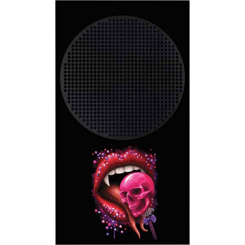 Vampire Skull Lollypop by Sarah Richter Xbox Series S Console Skin