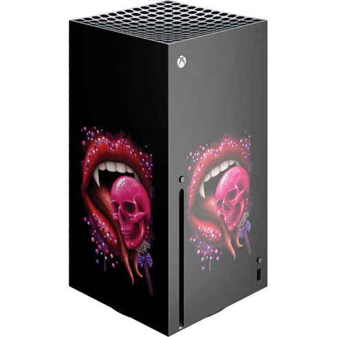 Vampire Skull Lollypop by Sarah Richter Xbox Series X Console Skin
