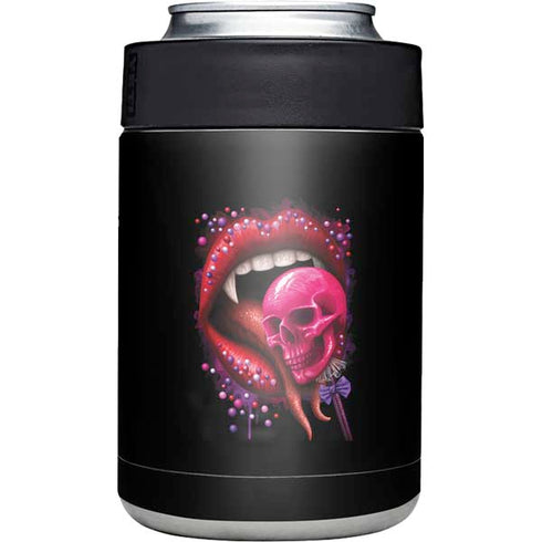 Vampire Skull Lollypop by Sarah Richter Yeti Colster Can Insulator Skin