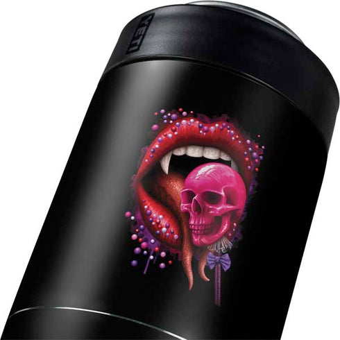 Vampire Skull Lollypop by Sarah Richter Yeti Colster Can Insulator Skin
