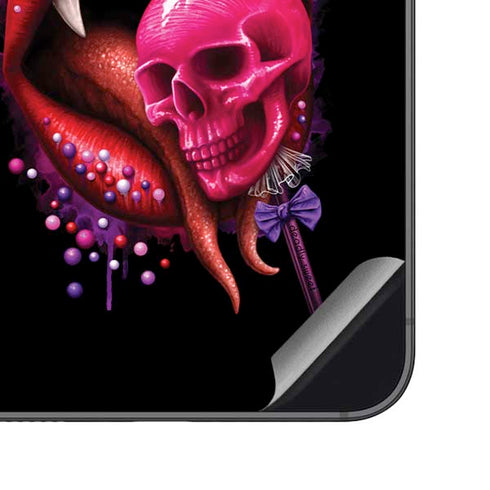 Vampire Skull Lollypop by Sarah Richter Galaxy S23 FE Skin