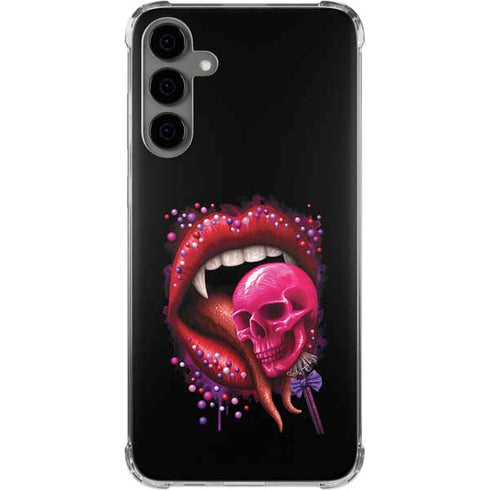 Vampire Skull Lollypop by Sarah Richter Galaxy S24 Plus Clear Case