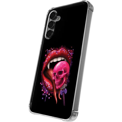 Vampire Skull Lollypop by Sarah Richter Galaxy S24 Plus Clear Case