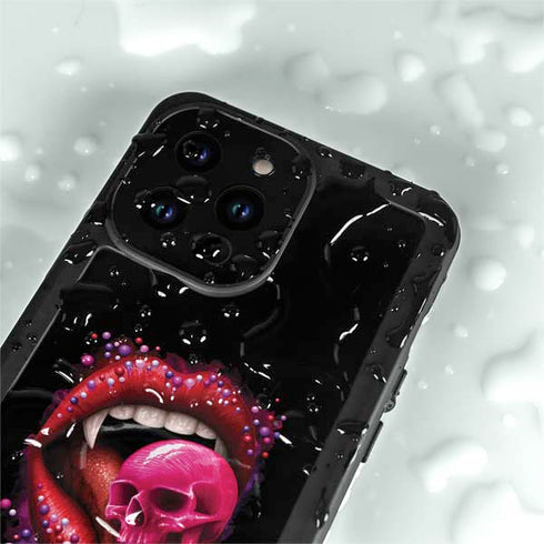 Vampire Skull Lollypop by Sarah Richter iPhone 15 Pro Waterproof Case