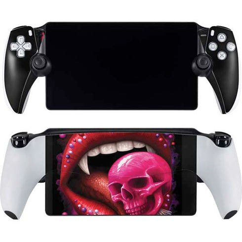 Vampire Skull Lollypop by Sarah Richter PlayStation Portal Remote Player Skin