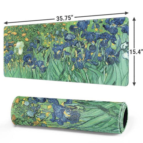 van Gogh - Irises by Van Gogh Gaming Mouse Pad