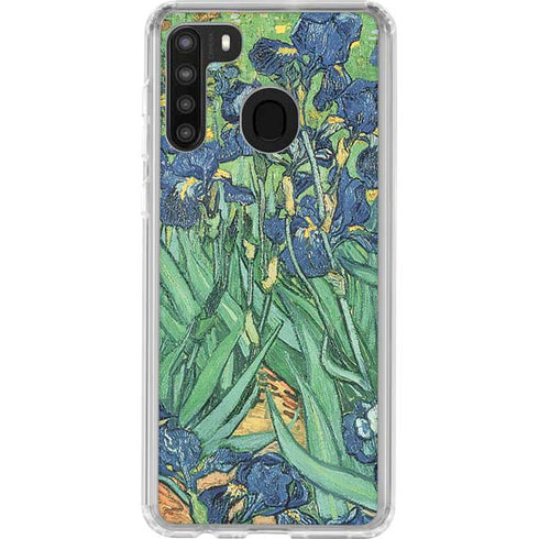 Vincent Van Gogh Irises Galaxy A21 Clear Case