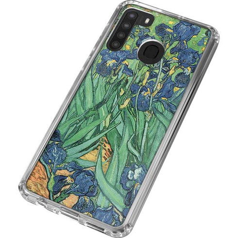Vincent Van Gogh Irises Galaxy A21 Clear Case