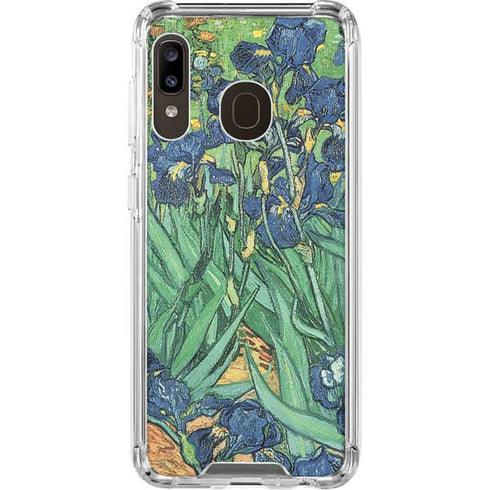 Vincent Van Gogh Irises Galaxy A30 Clear Case