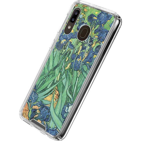 Vincent Van Gogh Irises Galaxy A30 Clear Case