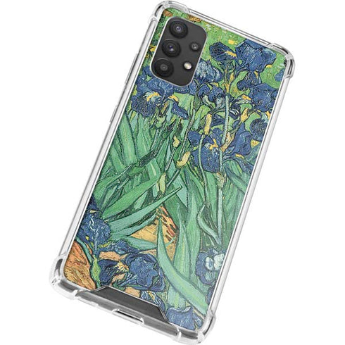 Vincent Van Gogh Irises Galaxy A32 5G Clear Case