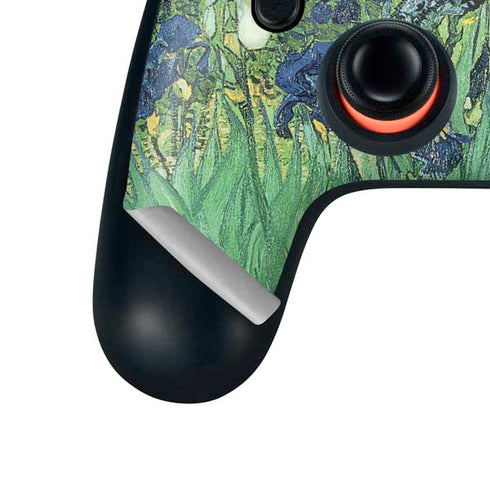 Vincent Van Gogh Irises Google Stadia Controller Skin