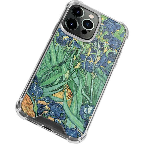 Vincent Van Gogh Irises iPhone 13 Pro Clear Case