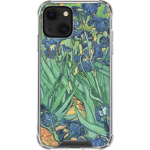 Vincent Van Gogh Irises iPhone 14 Plus Clear Case
