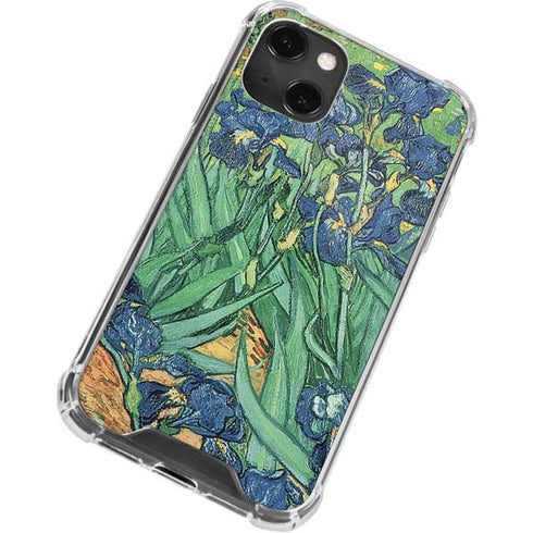 Vincent Van Gogh Irises iPhone 14 Plus Clear Case