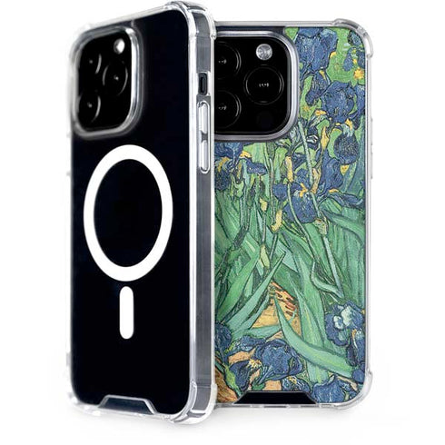 Vincent Van Gogh Irises iPhone 14 Pro MagSafe Case
