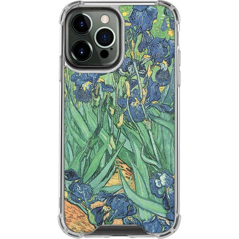 Vincent Van Gogh Irises iPhone 14 Pro Max Clear Case