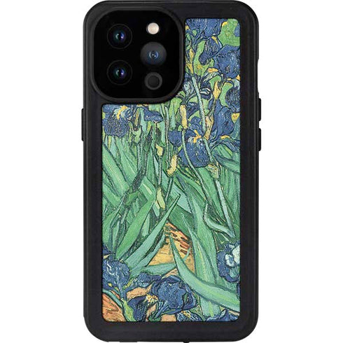 Vincent Van Gogh Irises iPhone 14 Pro Max Waterproof Case