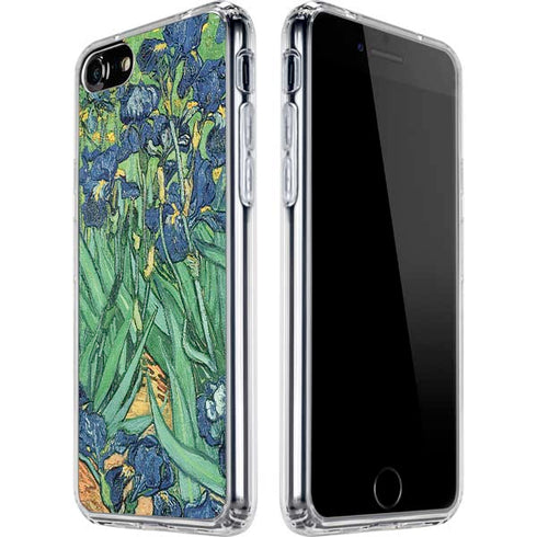 Vincent Van Gogh Irises iPhone SE (2nd & 3rd Gen) Clear Case