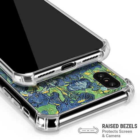 Van Gogh - Irises by Van Gogh iPhone XS Max Clear Case