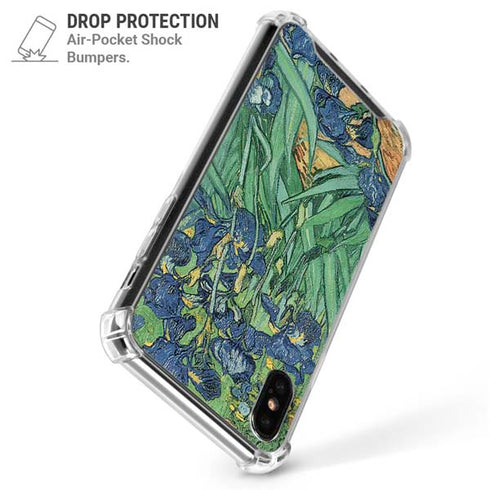 Van Gogh - Irises by Van Gogh iPhone XS Max Clear Case