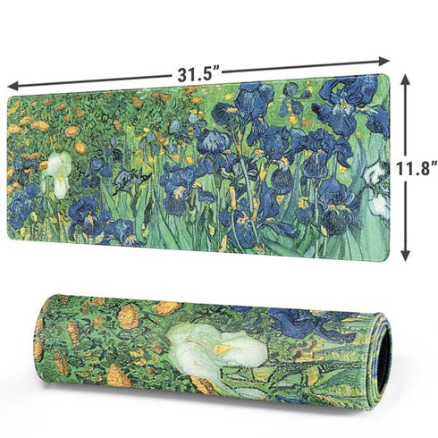 van Gogh - Irises by Van Gogh Gaming Mouse Pad