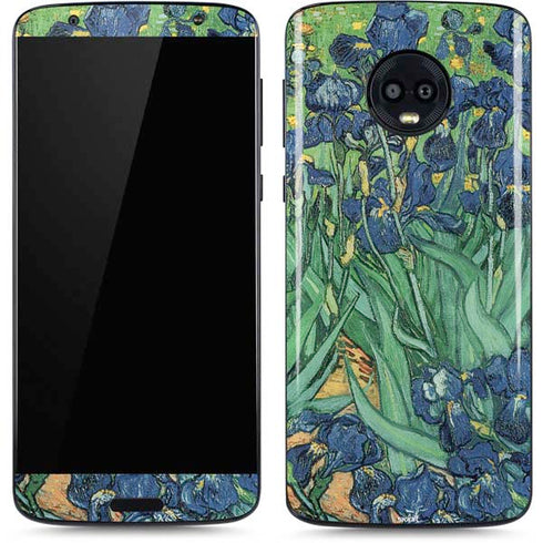 Vincent Van Gogh Irises Moto G6 Skin