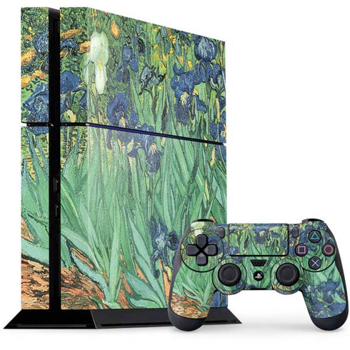 Vincent Van Gogh Irises PS4 Console and Controller Bundle Skin