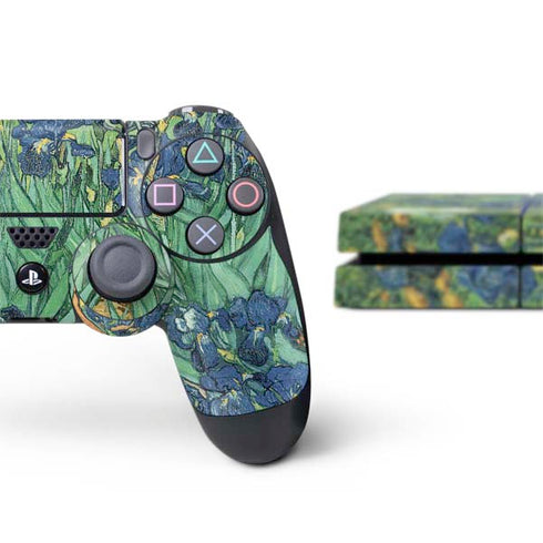 Vincent Van Gogh Irises PS4 Console and Controller Bundle Skin