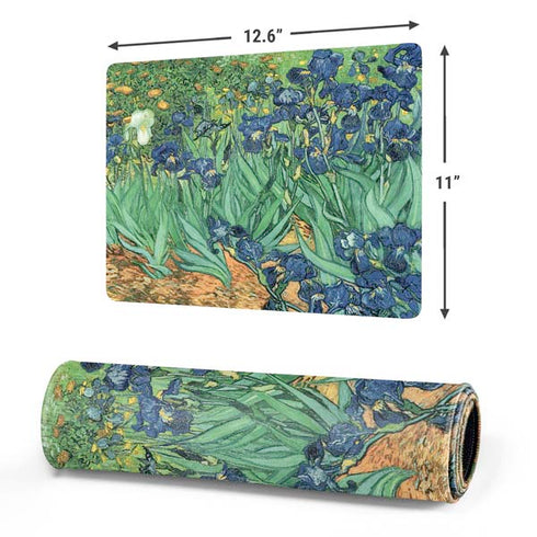 van Gogh - Irises by Van Gogh Gaming Mouse Pad